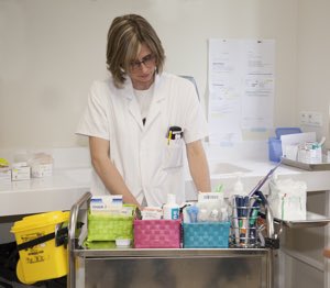 Le personnel soignant des Cèdres